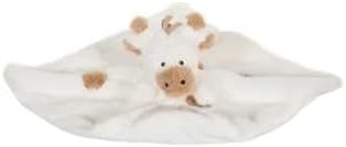 Apricot Lamb White Giraffe Security Blanket