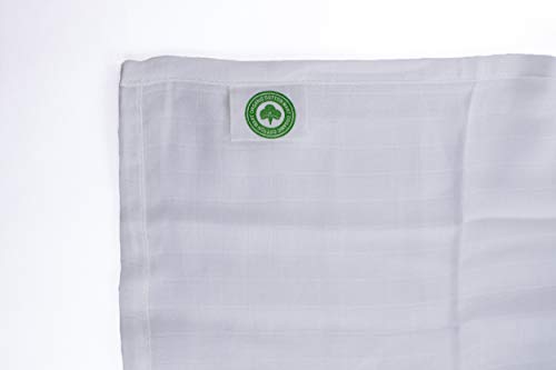 Organic Cotton White Swaddle Blanket - 47x47 100 Certified