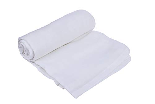 Organic Cotton White Swaddle Blanket - 47x47 100 Certified