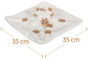 Apricot Lamb White Giraffe Security Blanket