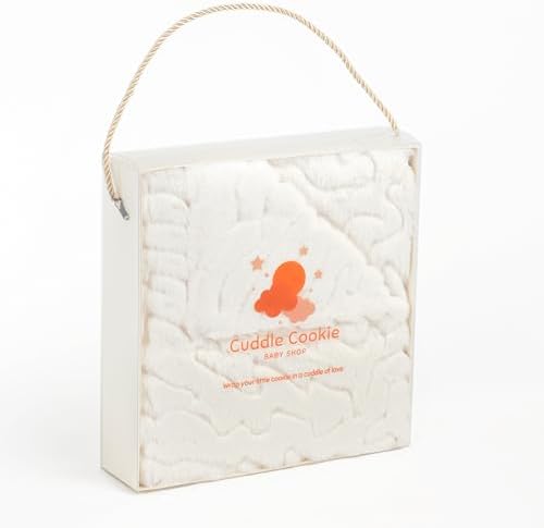 Cuddle Cookie Baby Solid Faux Fur Blanket Ivory