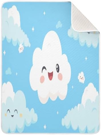 YJMYDDZ Unisex Baby Blanket Cloud Design 30x40 Inch