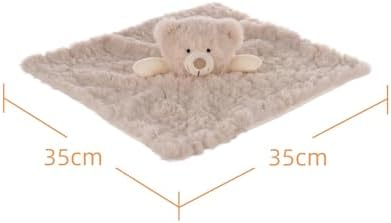 Apricot Lamb Soft Lovey Blanket for Babies 138x138 Inches