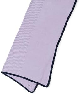 Barefoot Dreams CozyChic Ultra Lite Scallop Stroller Blanket Lilac-Marine