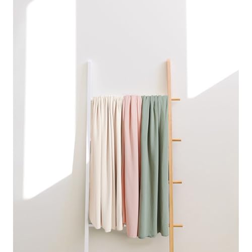 MairMore Baby Swaddle Blanket with Beanie Set Green