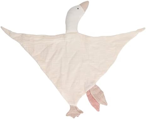 Yosoo Soft Cotton Baby Goose Security Blanket Ivory White