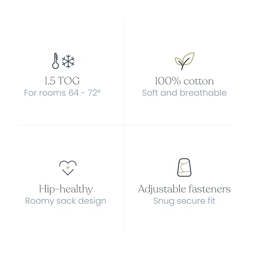 HALO 100 Cotton Sleepsack Swaddle for 3-6 Months 1
