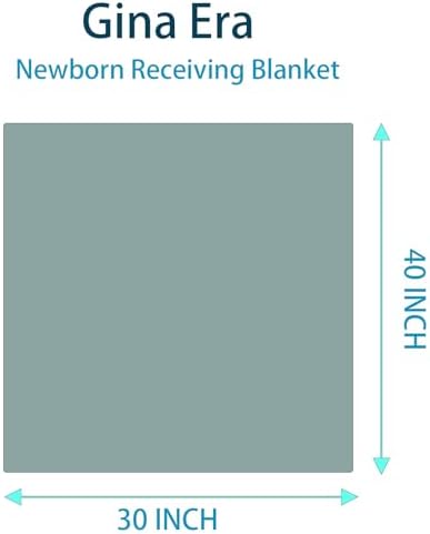 Gina Era 4 Pcs Cotton Flannel Receiving Blankets