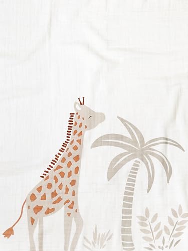 Modern Moments by Gerber Muslin Milestone Blanket with Felt Frame 1