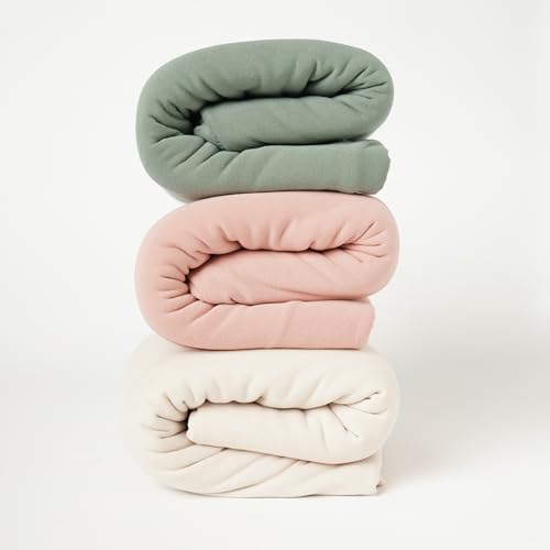 MairMore Baby Swaddle Blanket with Beanie Set Green