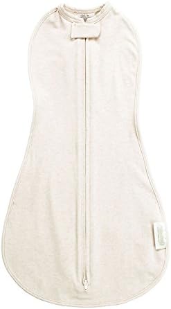 Woombie Original Baby Swaddle - 5-13 lbs Organic Cream