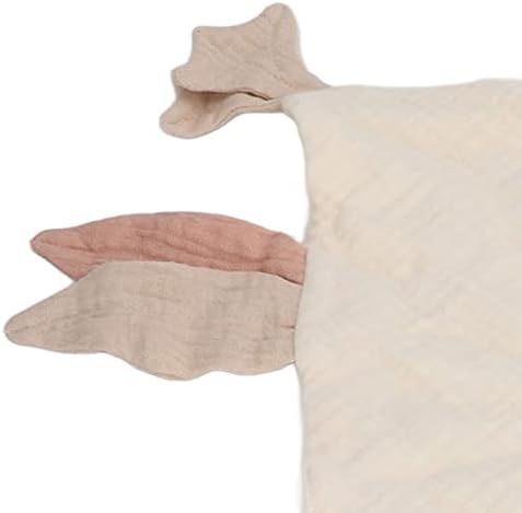 Yosoo Soft Cotton Baby Goose Security Blanket Ivory White