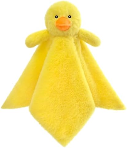 Baby Yellow Duck Security Blanket 14 Inches Plush Stuffed Animal Lovey
