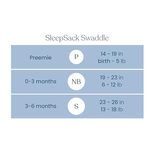 HALO Sleepsack Swaddle 3-Way Adjustable for Newborn 0-3 Months