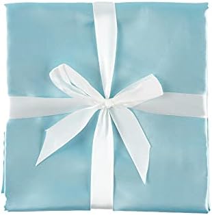 Heavens Cuddles Double Sided Satin Baby Blanket Seafoam 48x36
