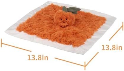 Apricot Lamb Fresh Orange Baby Lovey Security Blanket 1