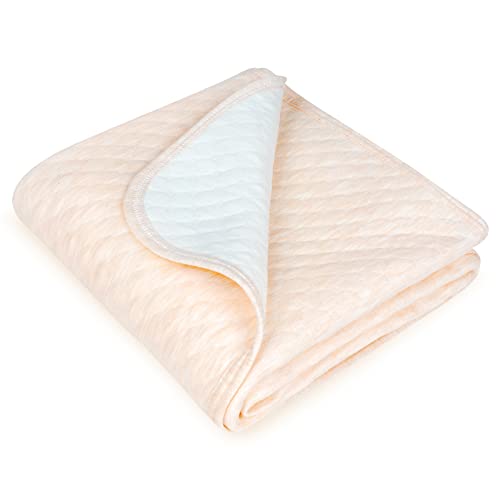 Zenssia Organic Cotton Baby Blanket - Light Orange 39x47