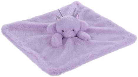 Apricot Lamb Purple Dragon Baby Lovey Security Blanket
