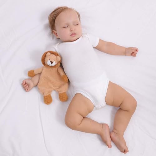 Apricot Lamb Yellow Lion Security Blanket 10 Inches
