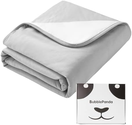 BubblePanda Bamboo Rayon Baby Blanket 30x40 Gray