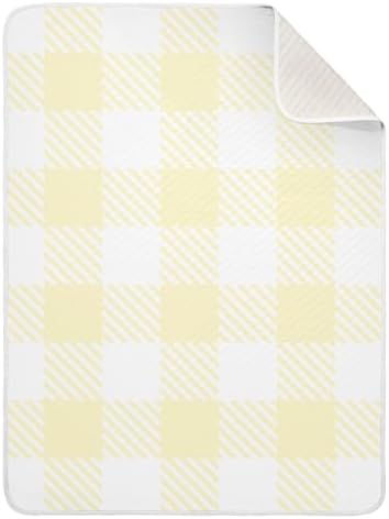 Sinestour Black Buffalo Plaid Baby Blanket