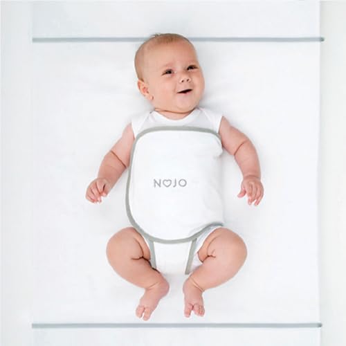 NoJo Safe Sleep Swaddle Blanket for Newborns White