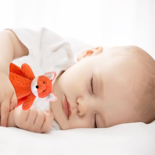 Doindute Baby Orange Fox Plush Security Blanket 14 Inches