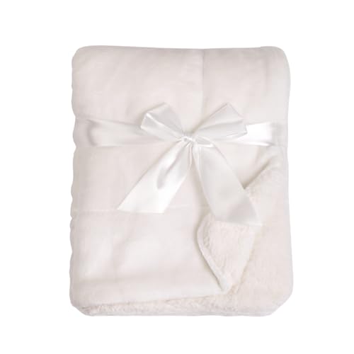 American Baby Company Heavenly Soft Chenille Sherpa Toddler Blanket