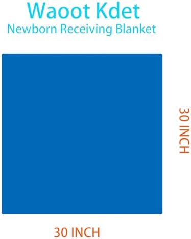Waoot Kdet Cotton Flannel Receiving Blanket 8 Pcs