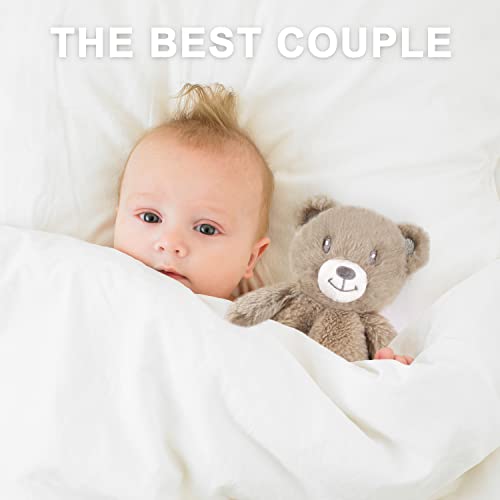Baby Bear Security Blanket 135 Inch Dark Brown