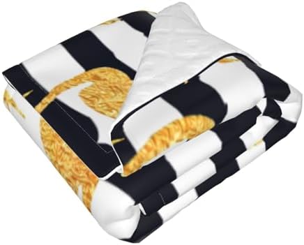 Salelf Gold Flamingo Baby Blanket 30x40 Inch