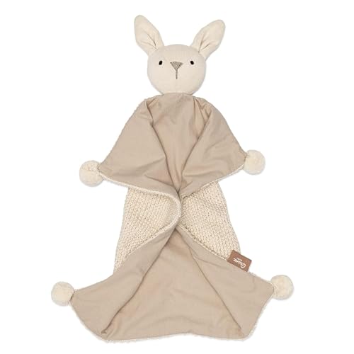 Crane Ollie Bunny Lovey Blanket - Organic Cotton Security Blanket