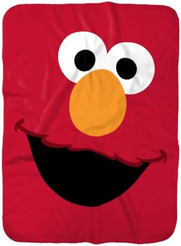 LOGOVISION Sesame Street Elmo Sherpa Baby Blanket 30x40 Inches
