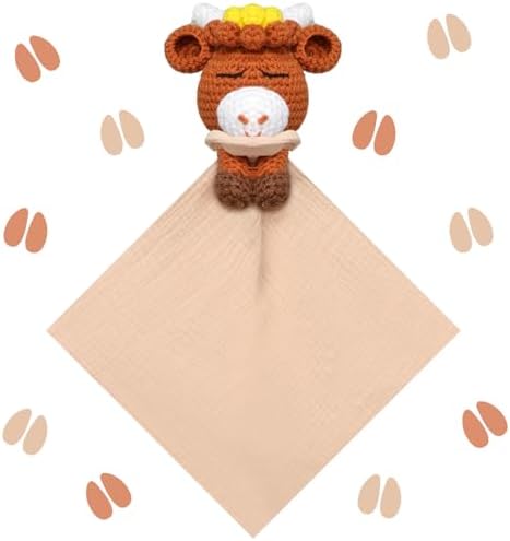 Halloscume Baby Security Blanket - 106 Inch Highland Cow Design