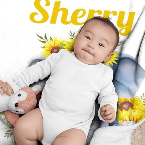 Aniruddha Custom Elephant Baby Name Blanket