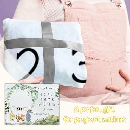 Winnie Baby Milestone Blanket with Felt Frames