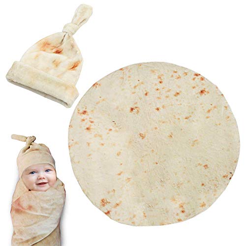 Ashipher Burrito Swaddle Blanket for Baby 36 Inch