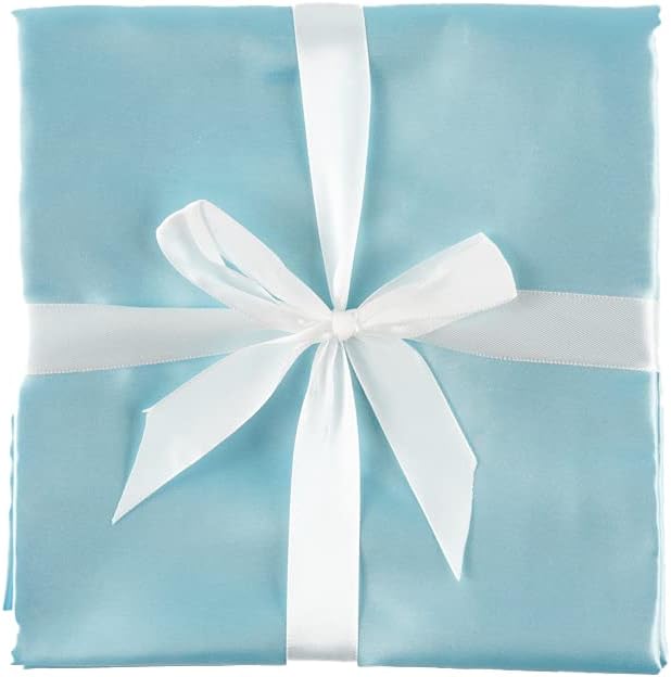 Heavens Cuddles Double Sided Satin Baby Blanket Seafoam 48x36
