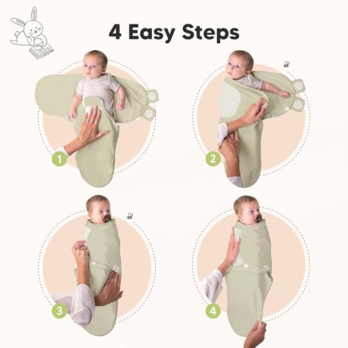 KeaBabies 3-Pack Organic Cotton Sleep Sacks - Dino Ridge