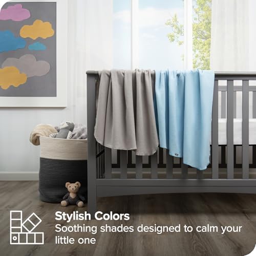 Bare Home 6-Pack Flannel Receiving Blankets