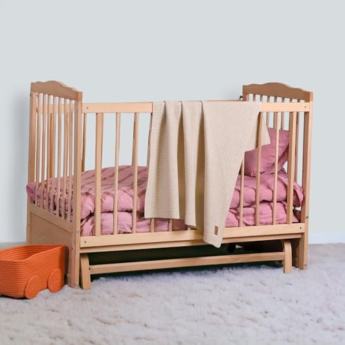 Little Dedi Soft Baby Knitted Blanket - 30x40 Neutral Stone