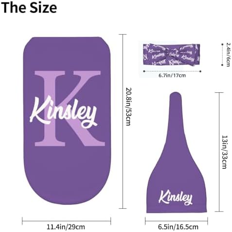 Personalized Baby Swaddle Blanket with Crib Hat - Initial Style