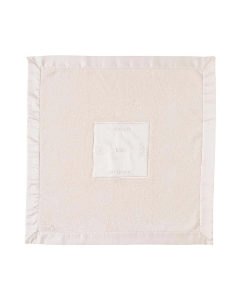 Barefoot Dreams CozyChic Satin Trim Receiving Blanket Pink