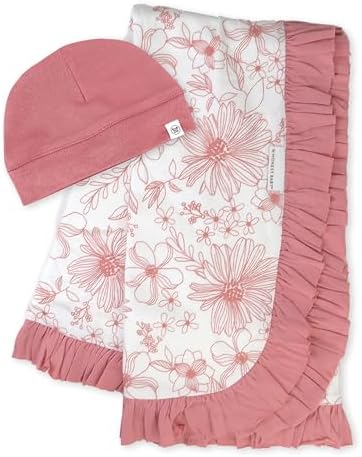 HonestBaby 100 Organic Cotton Receiving Blanket 2-Pack