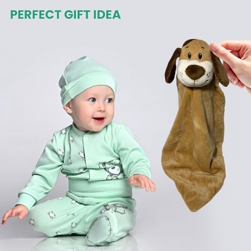Pepe n Tito 18 Tall Security Blanket with Plush Puppy