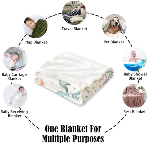 Customized Name Baby Forest Animal Blanket