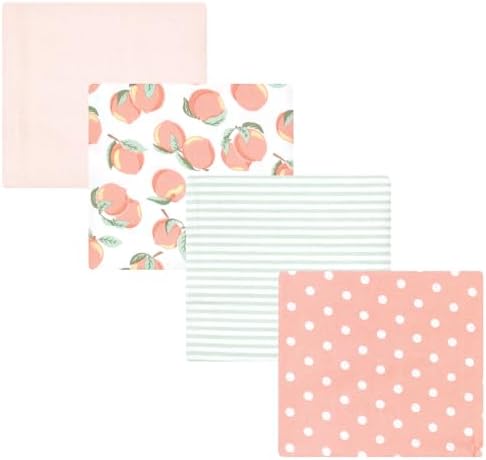 Luvable Friends Hudson Baby Flannel Receiving Blankets 4pk 4