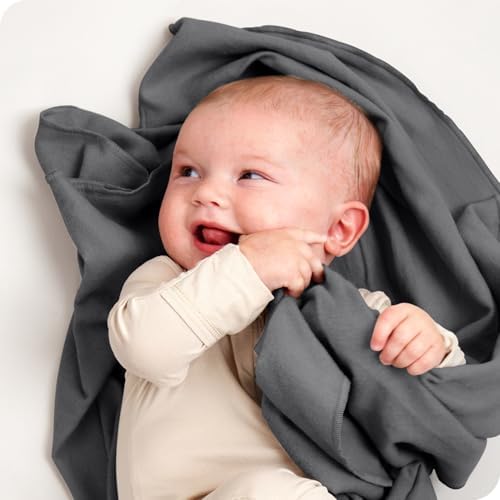 Bare Home 6-Pack Flannel Receiving Blankets 30x30 Premium 100 Cotton Hypoallergenic Warm
