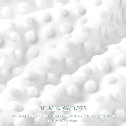 DILIMI Soft Warm Baby Blanket Green Checkerboard
