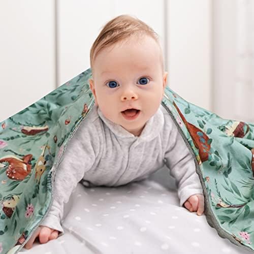 TANOFAR Woodland Animals Fleece Blanket